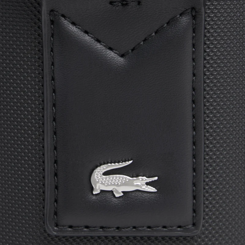 Lacoste Petit sac messenger Homme Langon Petit Piqué Noir