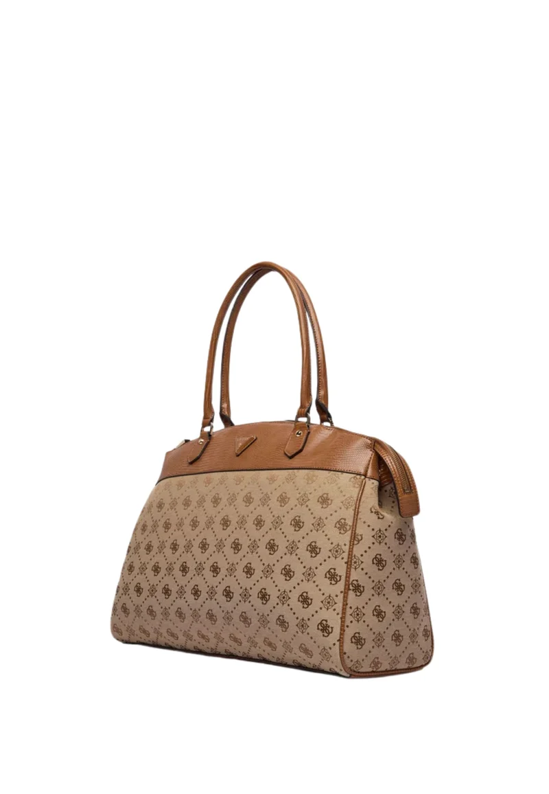 Guess Sac Bandoulière Melinda Logo Deluxe Latte Logo