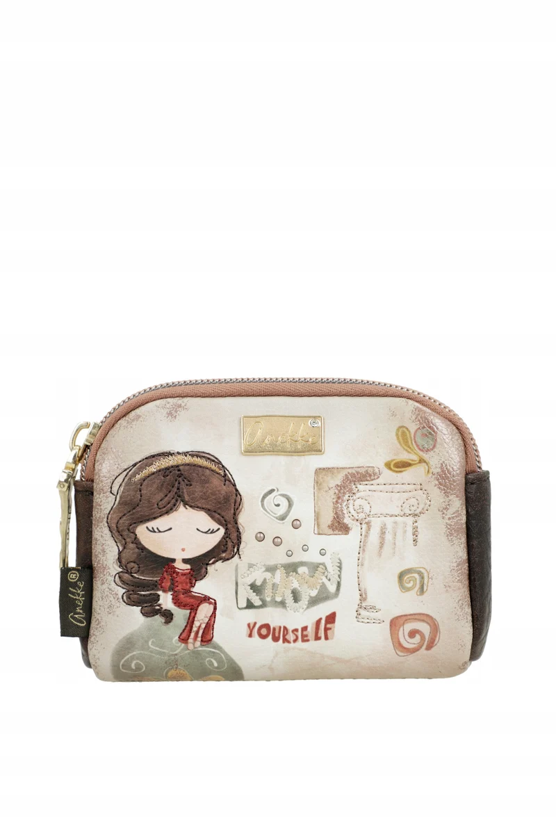 Anekke Petit Porte monnaie Muse Taupe
