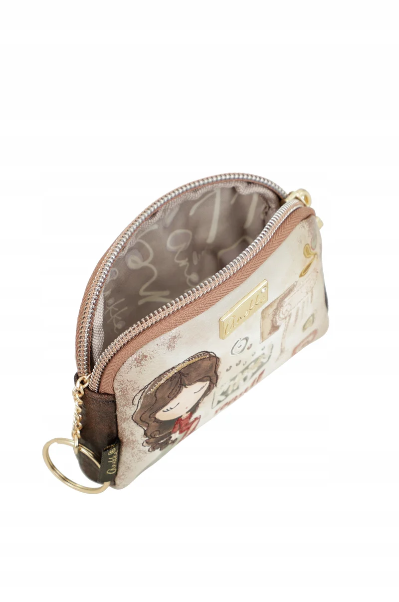 Anekke Petit Porte monnaie Muse Taupe