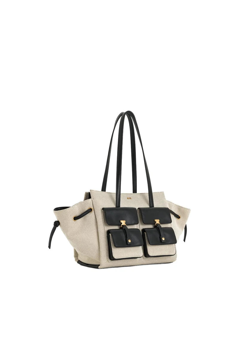 JW PEI Cabas Linda Black Canvas