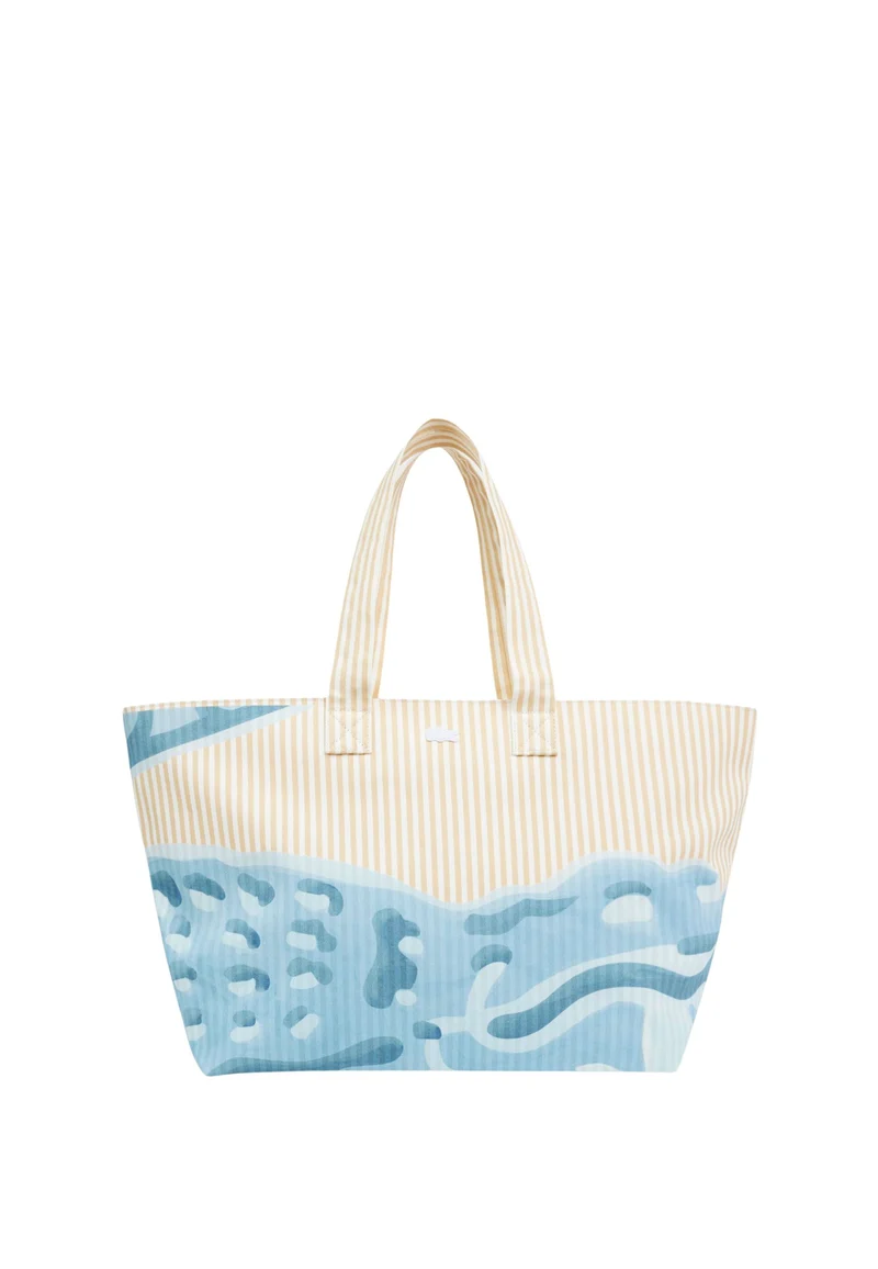 Lacoste Sac cabas XL Anna Mixte Blanc Naturel