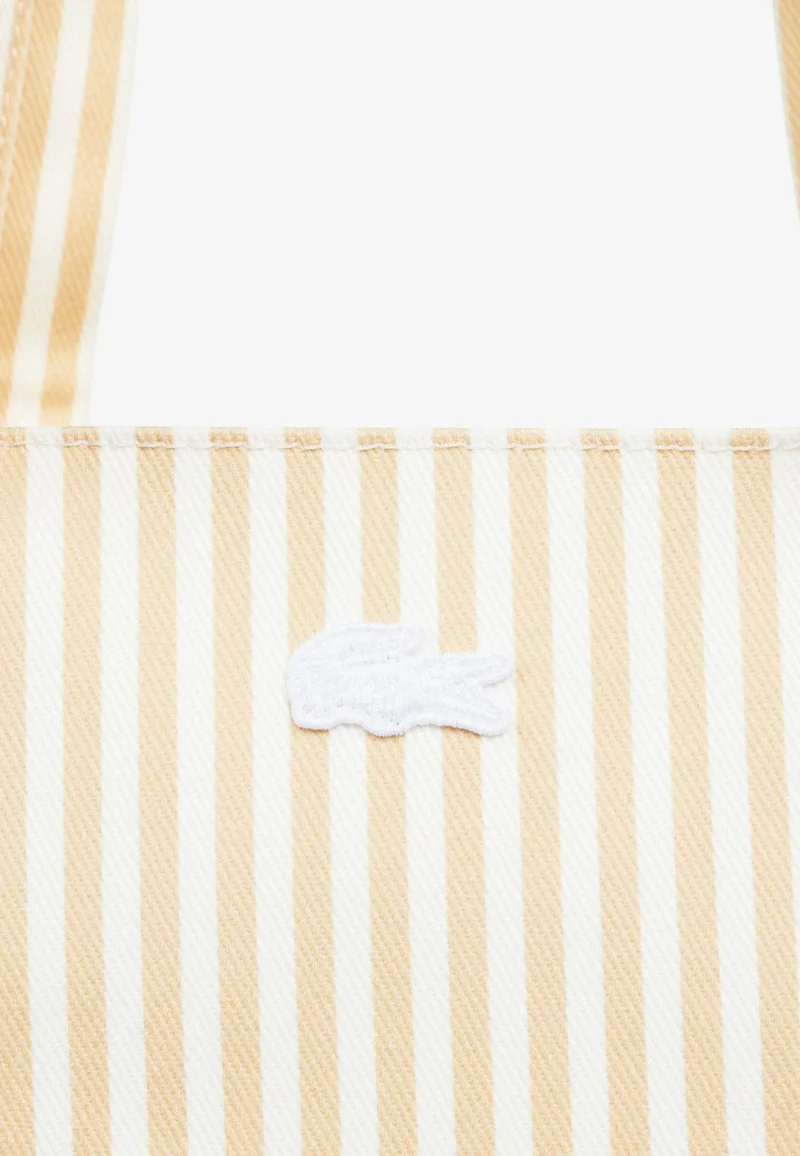 Lacoste Sac cabas XL Anna Mixte Blanc Naturel