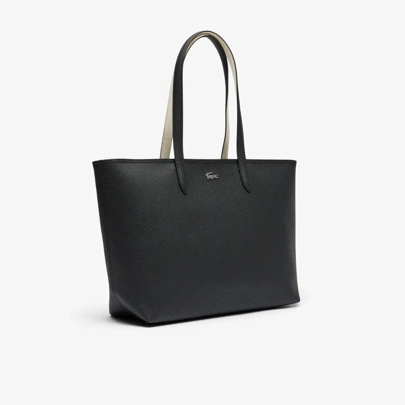 Lacoste Sac Cabas Anna zippé Noir Farine