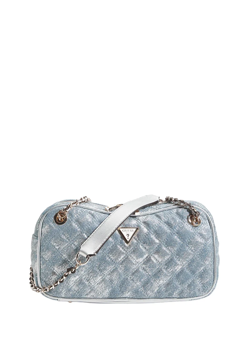 Guess Sac Bandoulière Cerelia Shoulder Sat Metallic Denim
