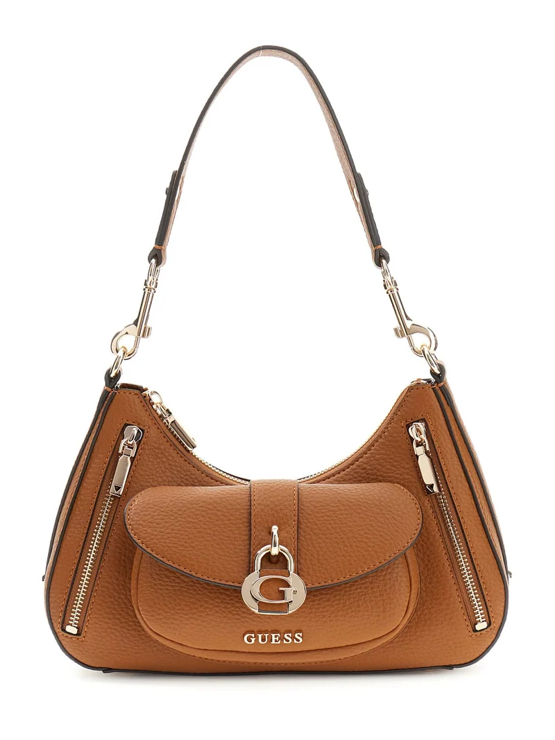 Guess Sac Bandoulière Cordelia Logo Luxury Caramel