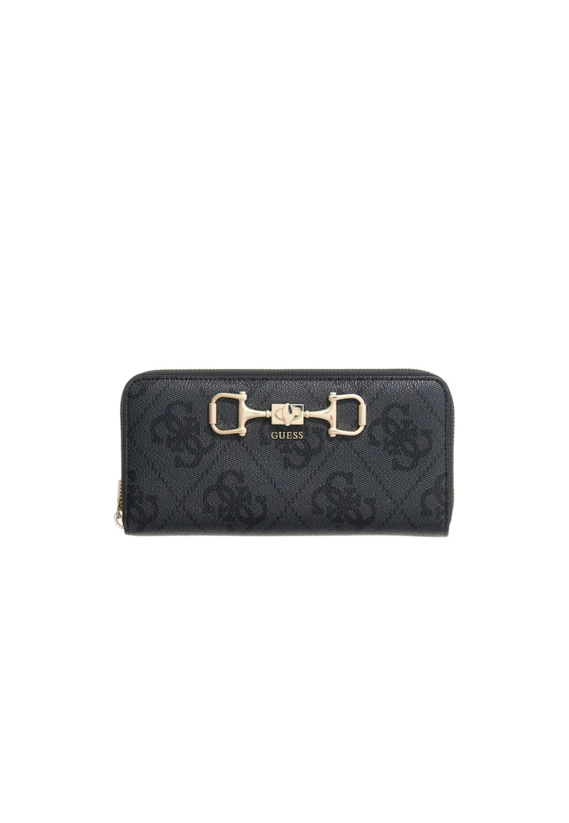Guess Compagnon Karnilla Logo Slg Lr Coal Logo
