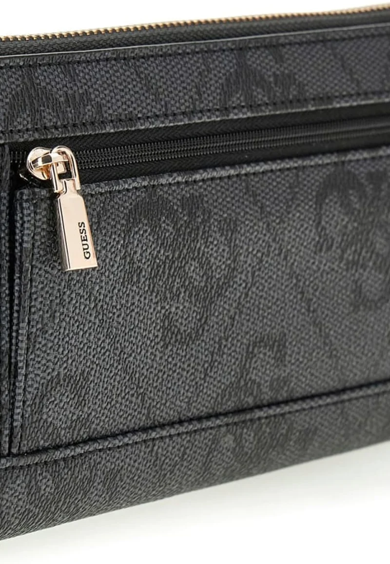 Guess Compagnon Karnilla Logo Slg Lr Coal Logo