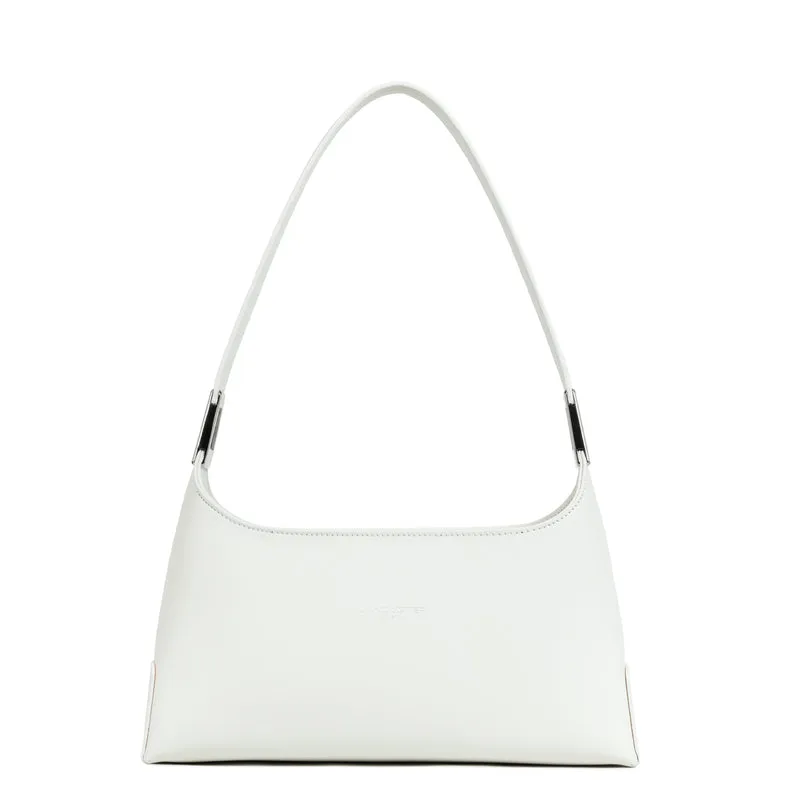 Lancaster Sac à main Zippé M Suave Ace Blanc Cassé
