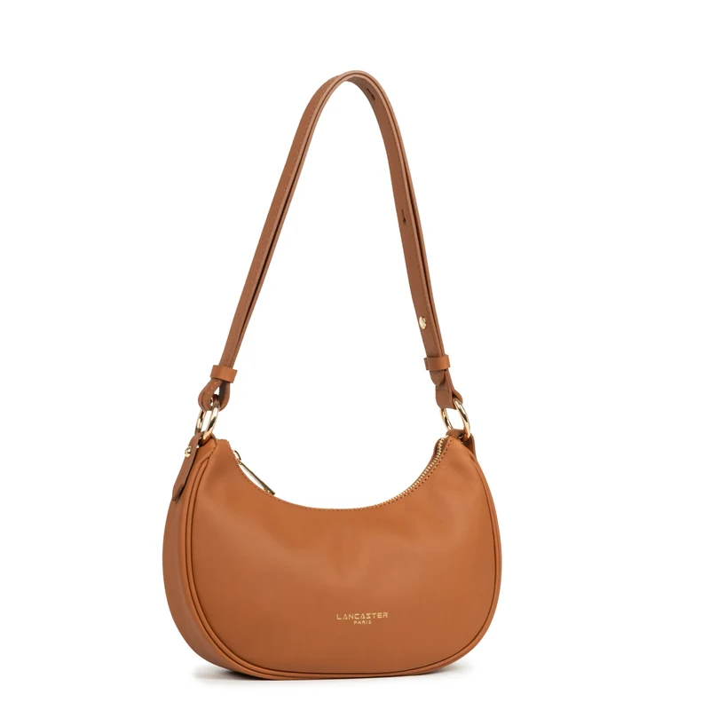 Lancaster Sac besace Zippé S Donna Aria Camel