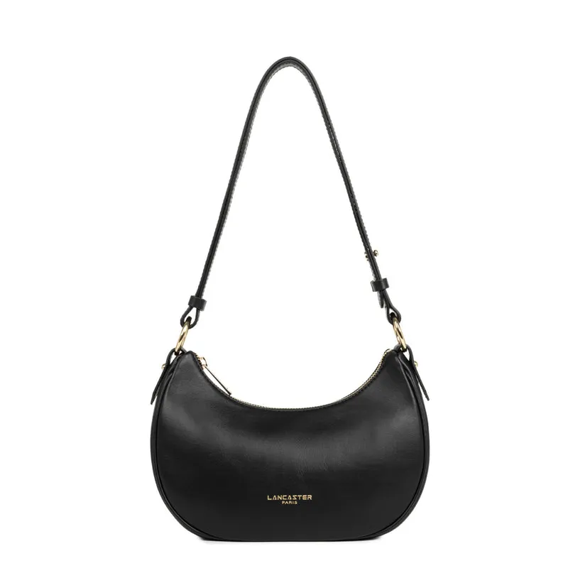 Lancaster Sac besace Zippé S Donna Aria Noir
