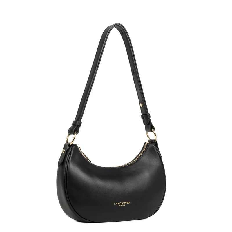 Lancaster Sac besace Zippé S Donna Aria Noir