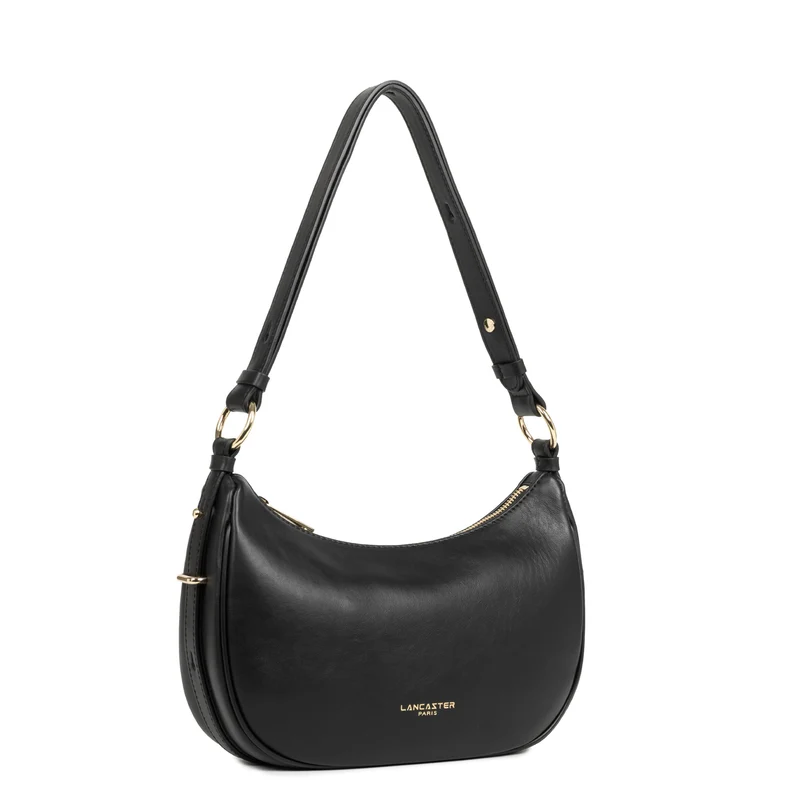Lancaster Sac besace Zippé M Donna Aria Noir
