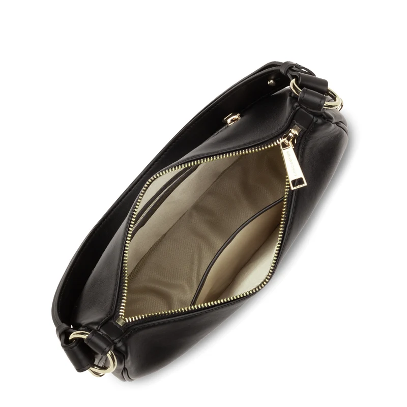 Lancaster Sac besace Zippé M Donna Aria Noir