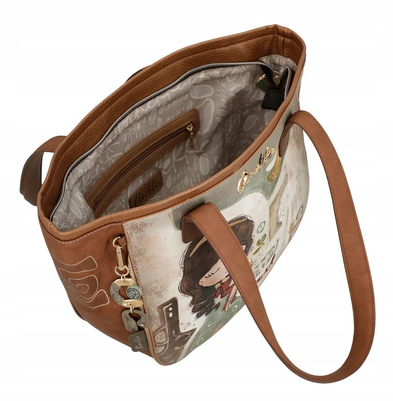 Anekke Sac Porté Epaule Muse Taupe