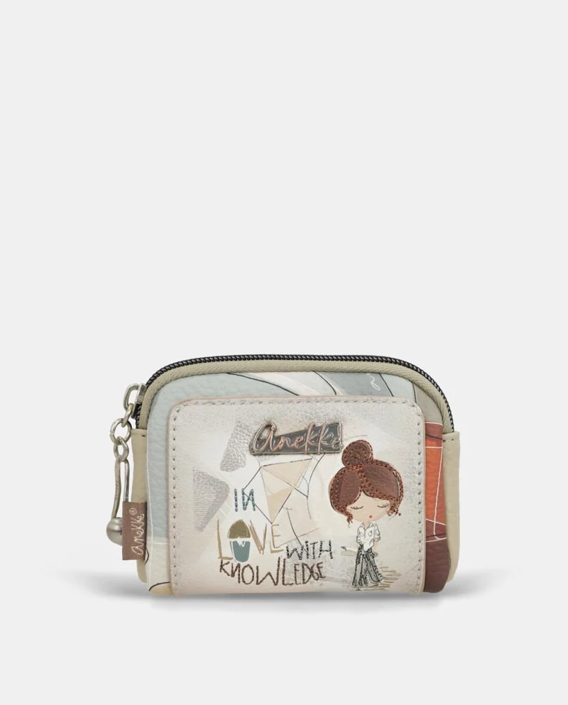 Anekke Petit Porte monnaie Sophia Taupe