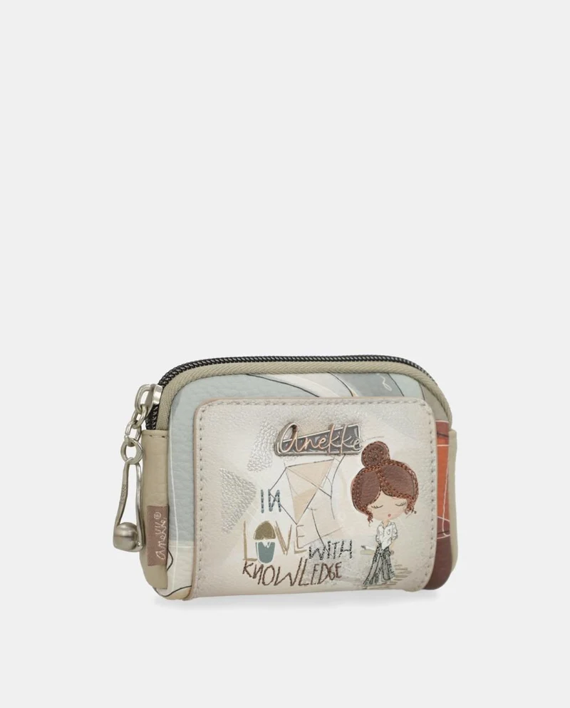 Anekke Petit Porte monnaie Sophia Taupe