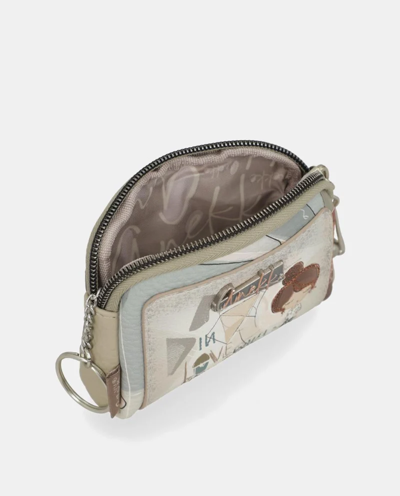 Anekke Petit Porte monnaie Sophia Taupe