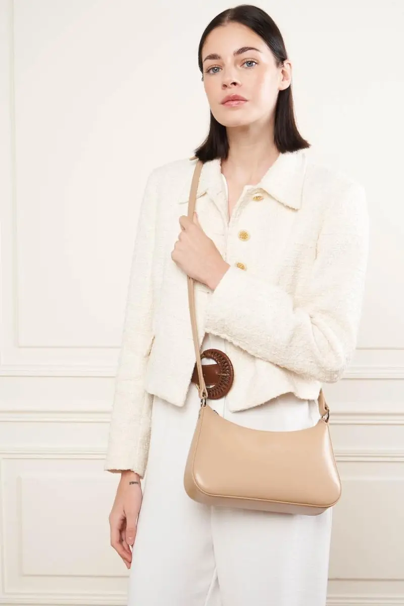 Lancaster Sac trotteur Zippé Suave Ace 433-22 Beige Foncé