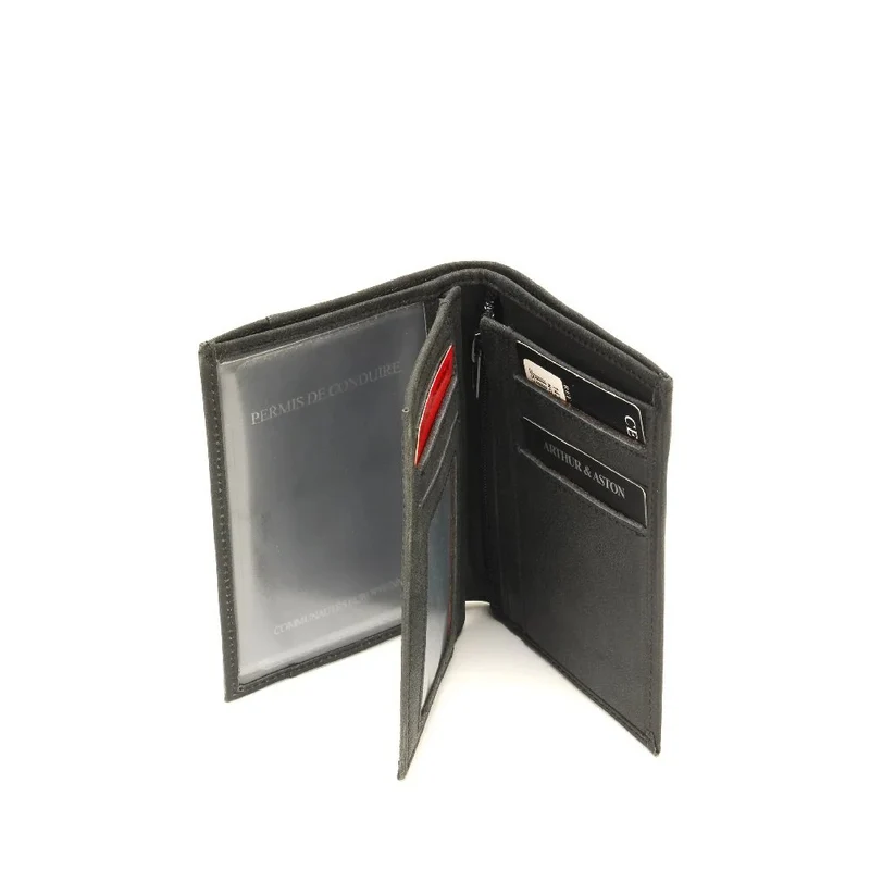 Arthur & Aston Portefeuilles Mixte, Homme, Femme Noir