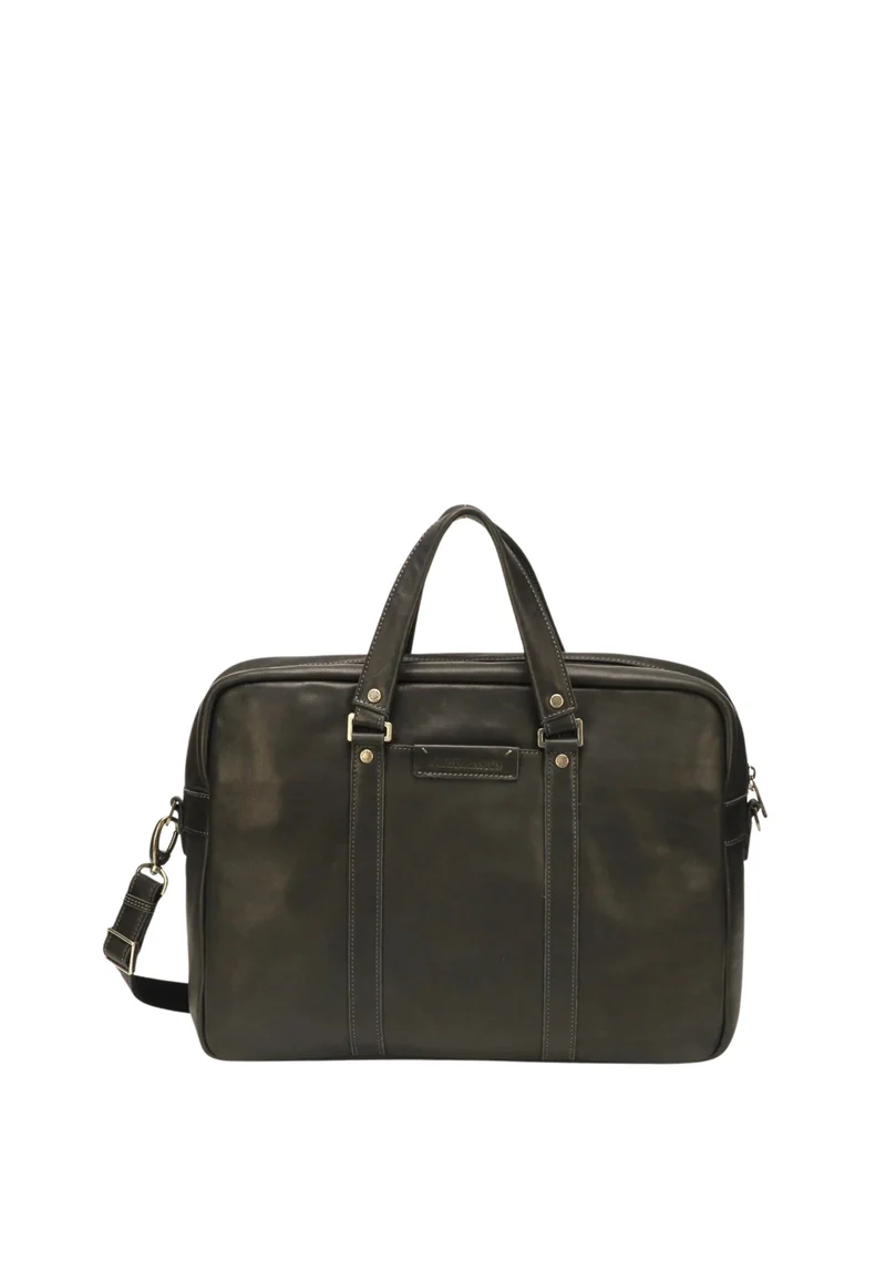 Arthur & Aston Porte Document Homme Noir