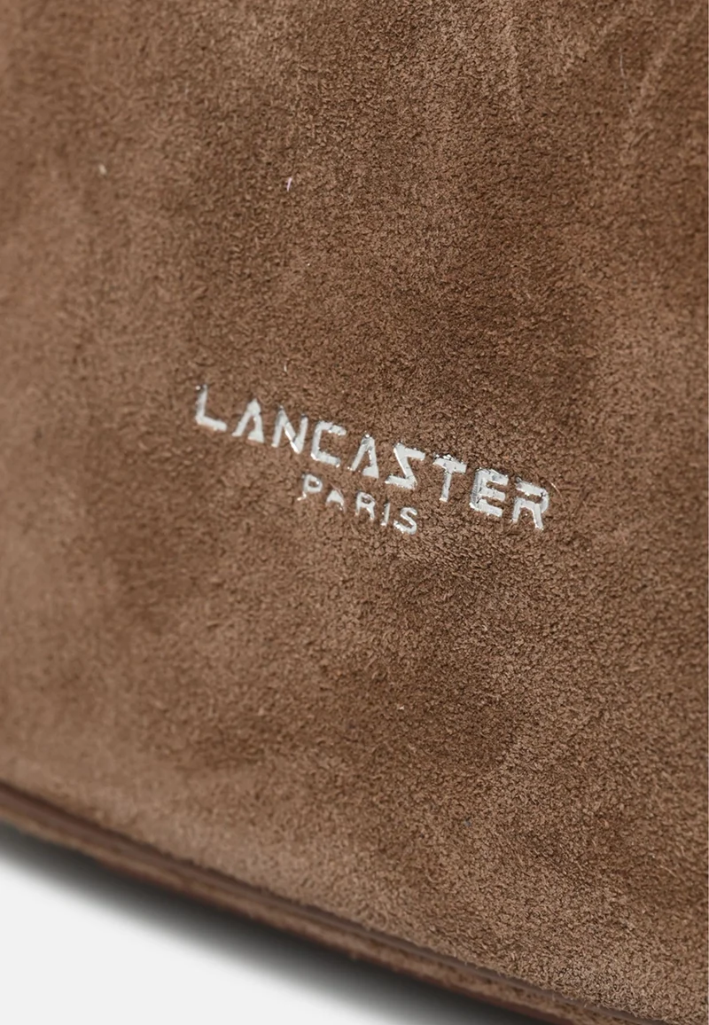 Lancaster Sac besace Zippé S Suède Marron