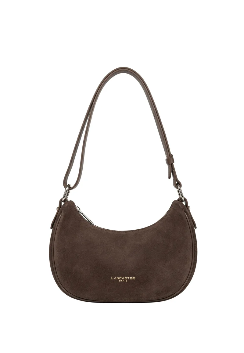 Lancaster Sac besace Zippé S Suède Marron
