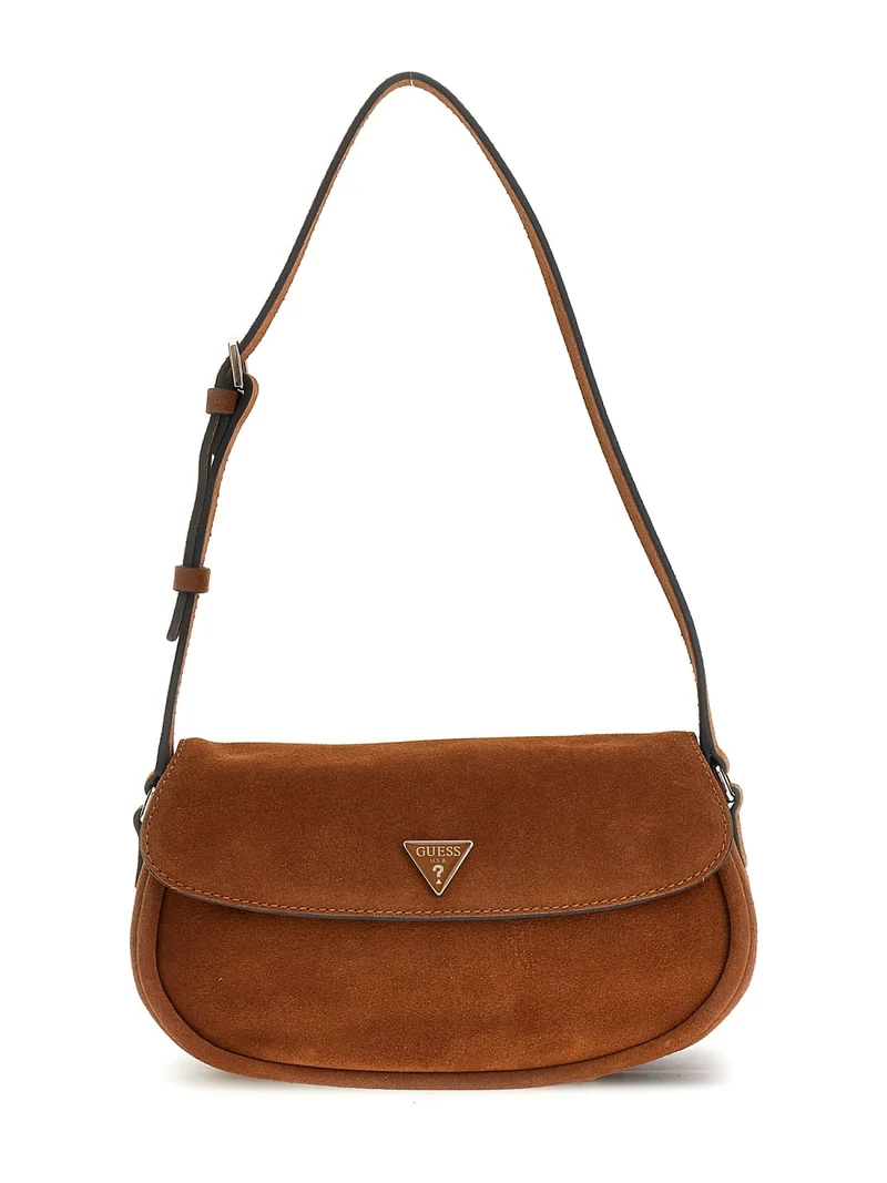 Guess Sac Bandoulière Danya Hobo Shoulder Cognac