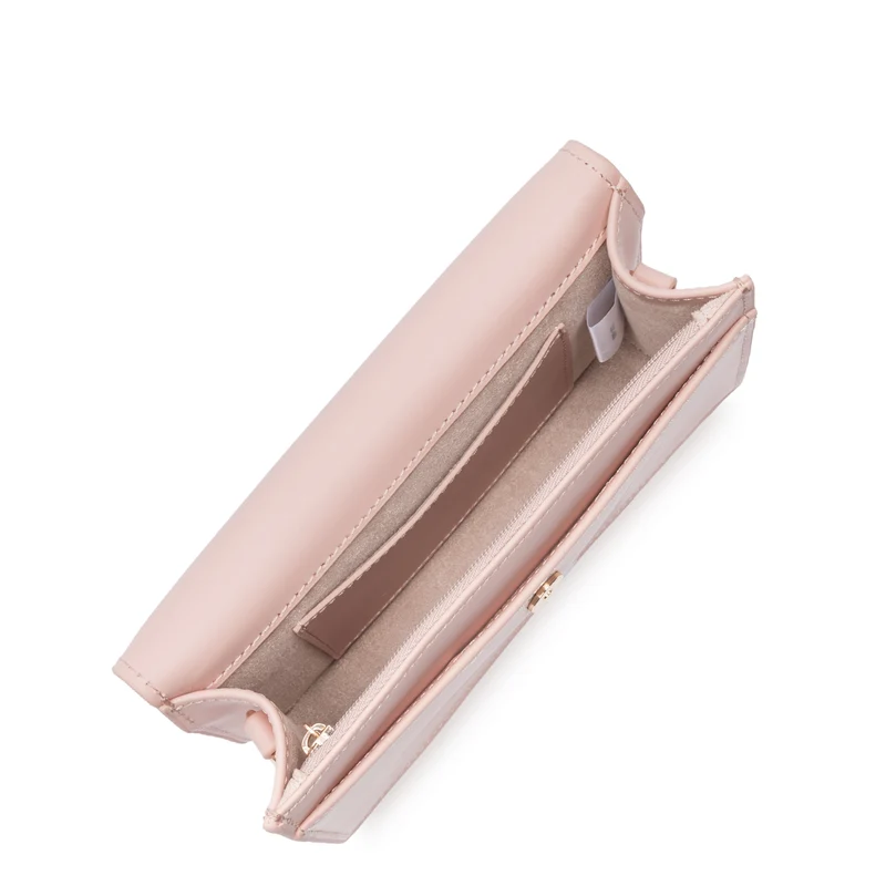 Lancaster Pochette A rabat aimanté Paris Philos Nude Clair