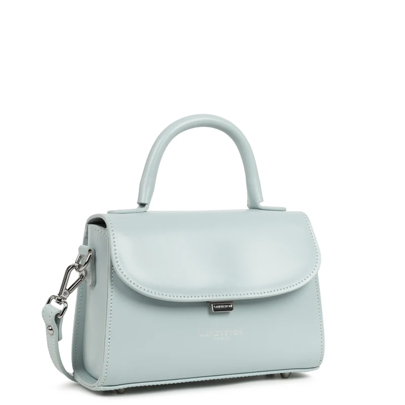 Lancaster Sac à main A rabat avec fermoir S Suave Even Bleu Perle