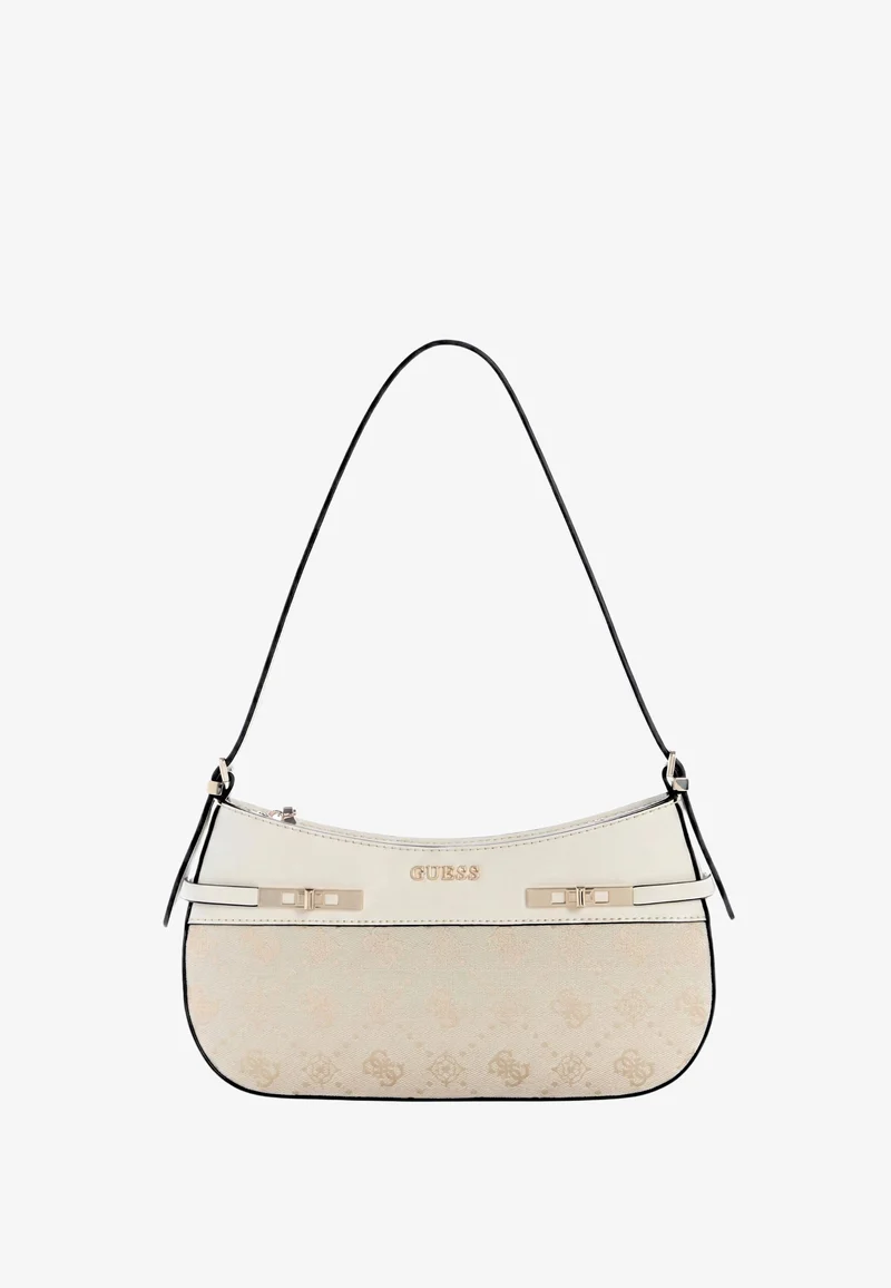 Guess Sac Bandoulière Melinda Logo Tri Com Off White Logo