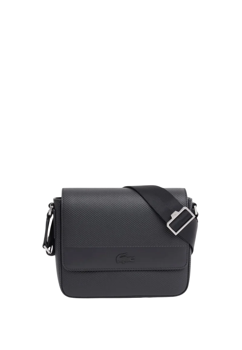 Lacoste Sacoches messenger Chantaco cuir Noir
