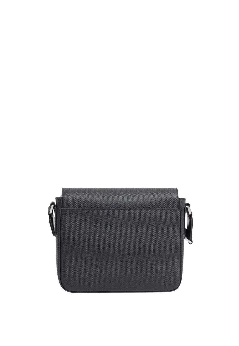 Lacoste Sacoches messenger Chantaco cuir Noir