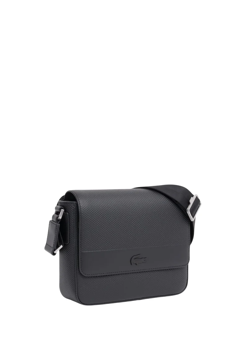 Lacoste Sacoches messenger Chantaco cuir Noir