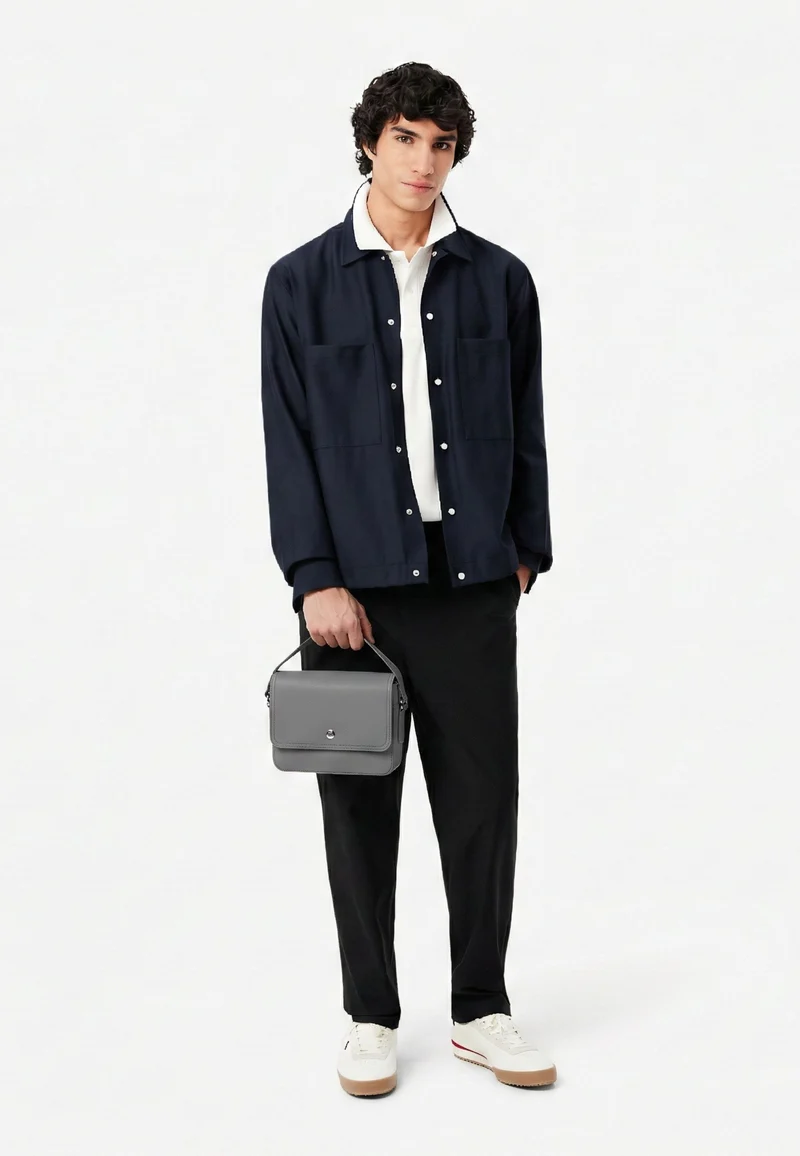 Lacoste Petit sac messenger Homme Langon Petit Piqué