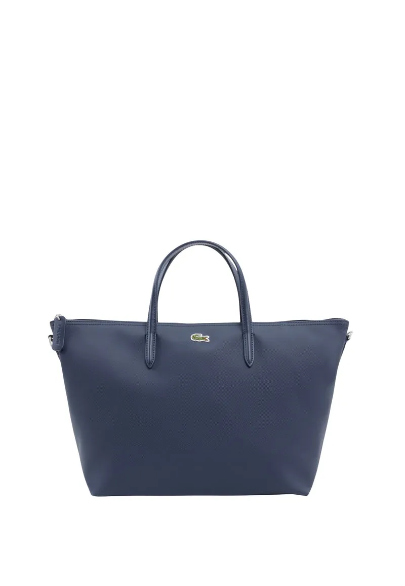 Lacoste Petit sac cabas à bandoulière L.12.12 Concept Bleu Penombre