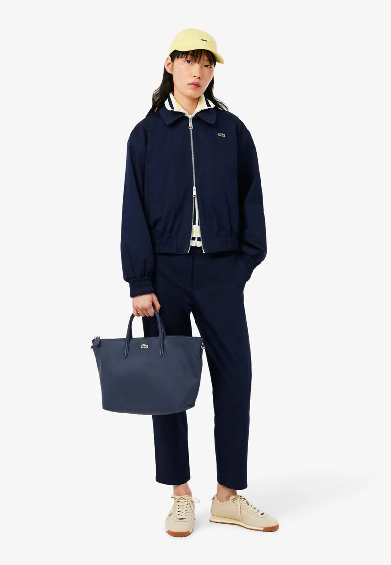 Lacoste Petit sac cabas à bandoulière L.12.12 Concept Bleu Penombre