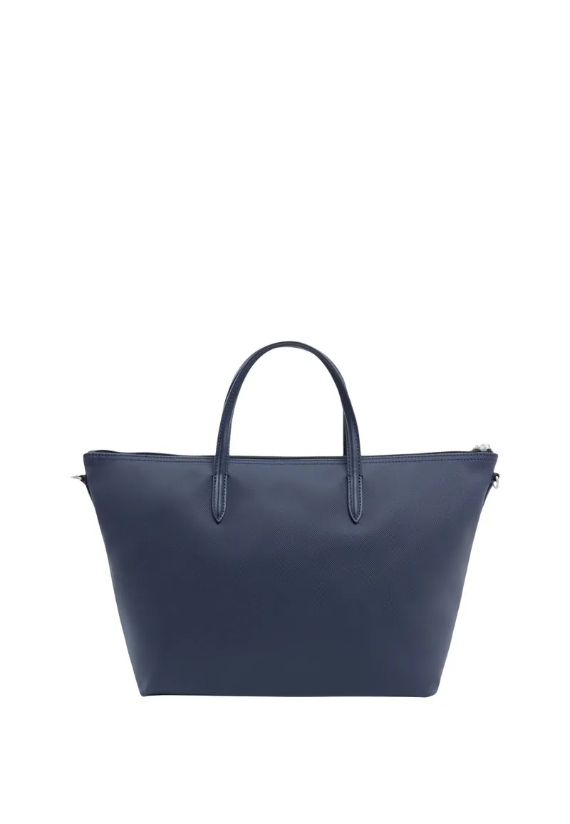 Lacoste Petit sac cabas à bandoulière L.12.12 Concept Bleu Penombre