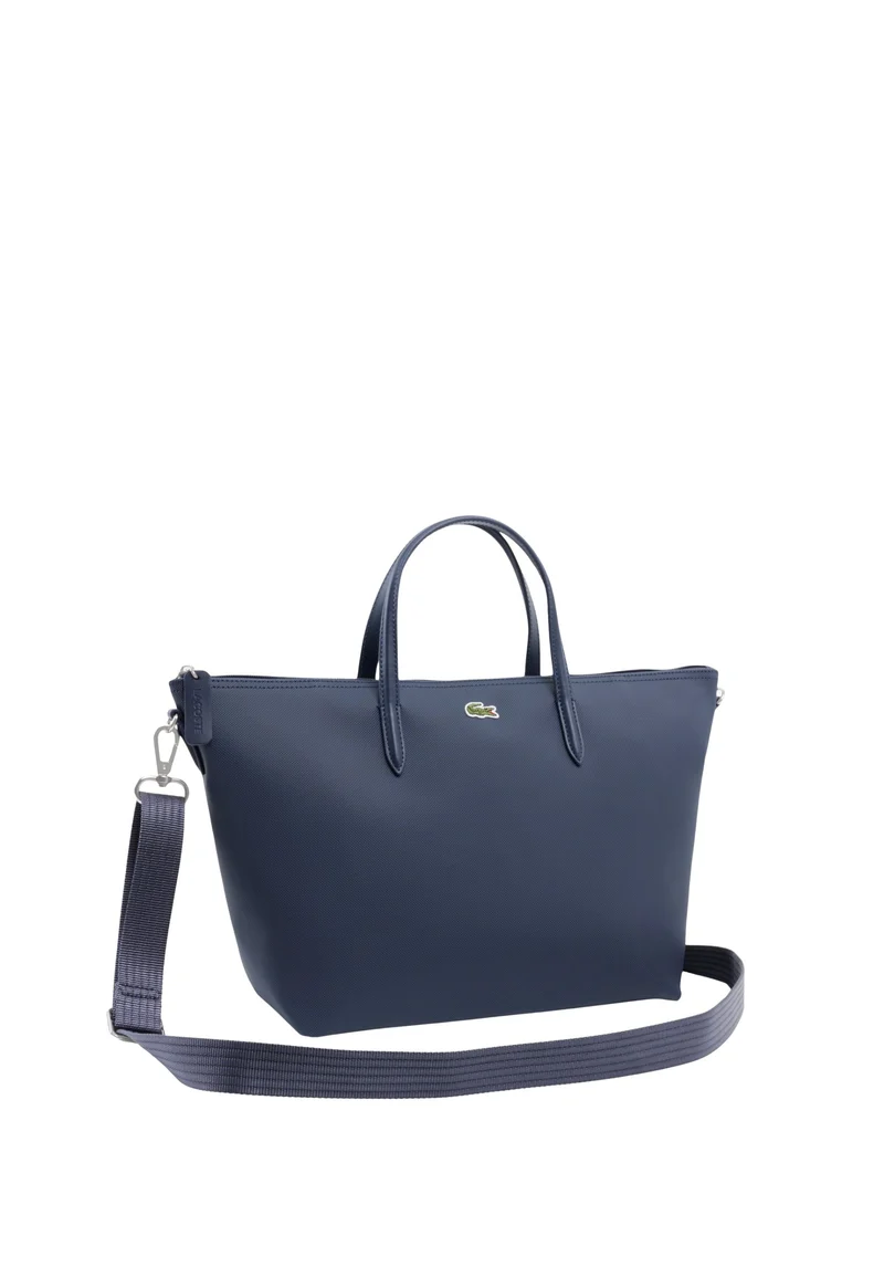 Lacoste Petit sac cabas à bandoulière L.12.12 Concept Bleu Penombre
