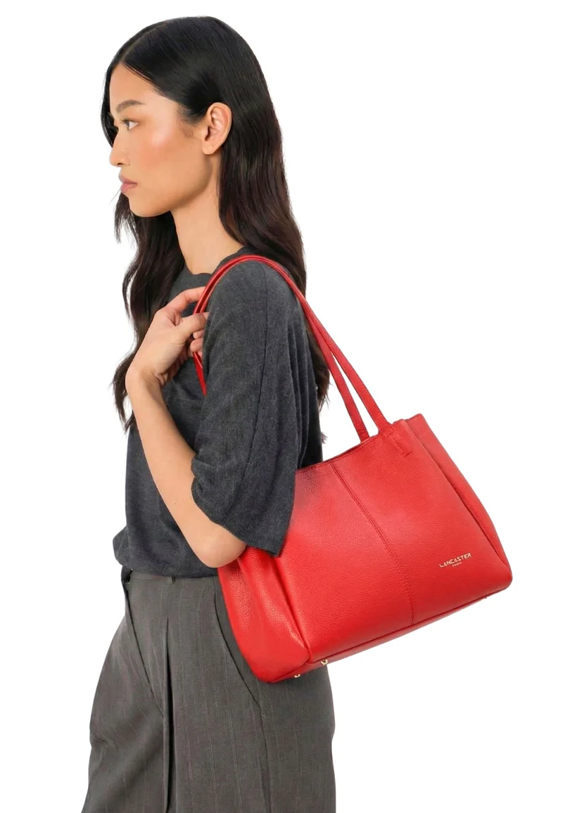 Lancaster Sac cabas épaule M Sierra Haus Rouge