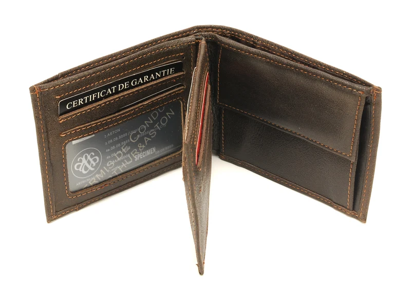 Arthur & Aston Portefeuilles Mixte, Homme, Femme Chataigne