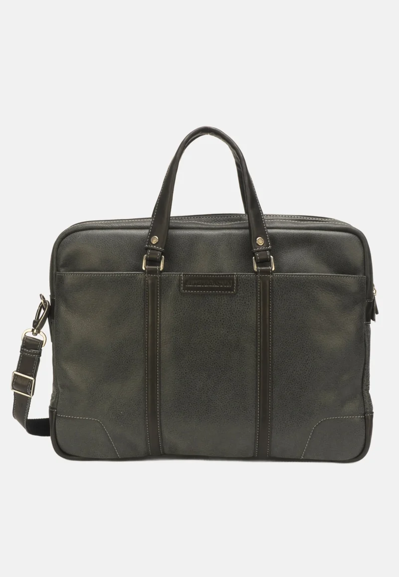 Arthur & Aston Porte Document Homme Noir