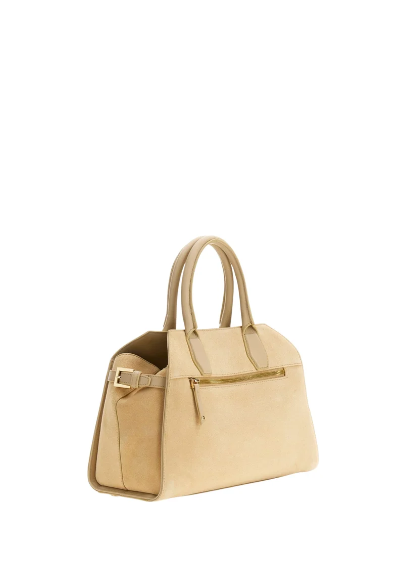 Guess Sac Bandoulière Yulia Small Satchel Sand