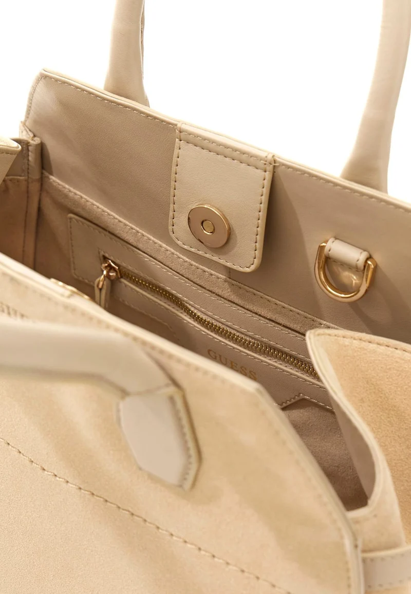 Guess Sac Bandoulière Yulia Small Satchel Sand