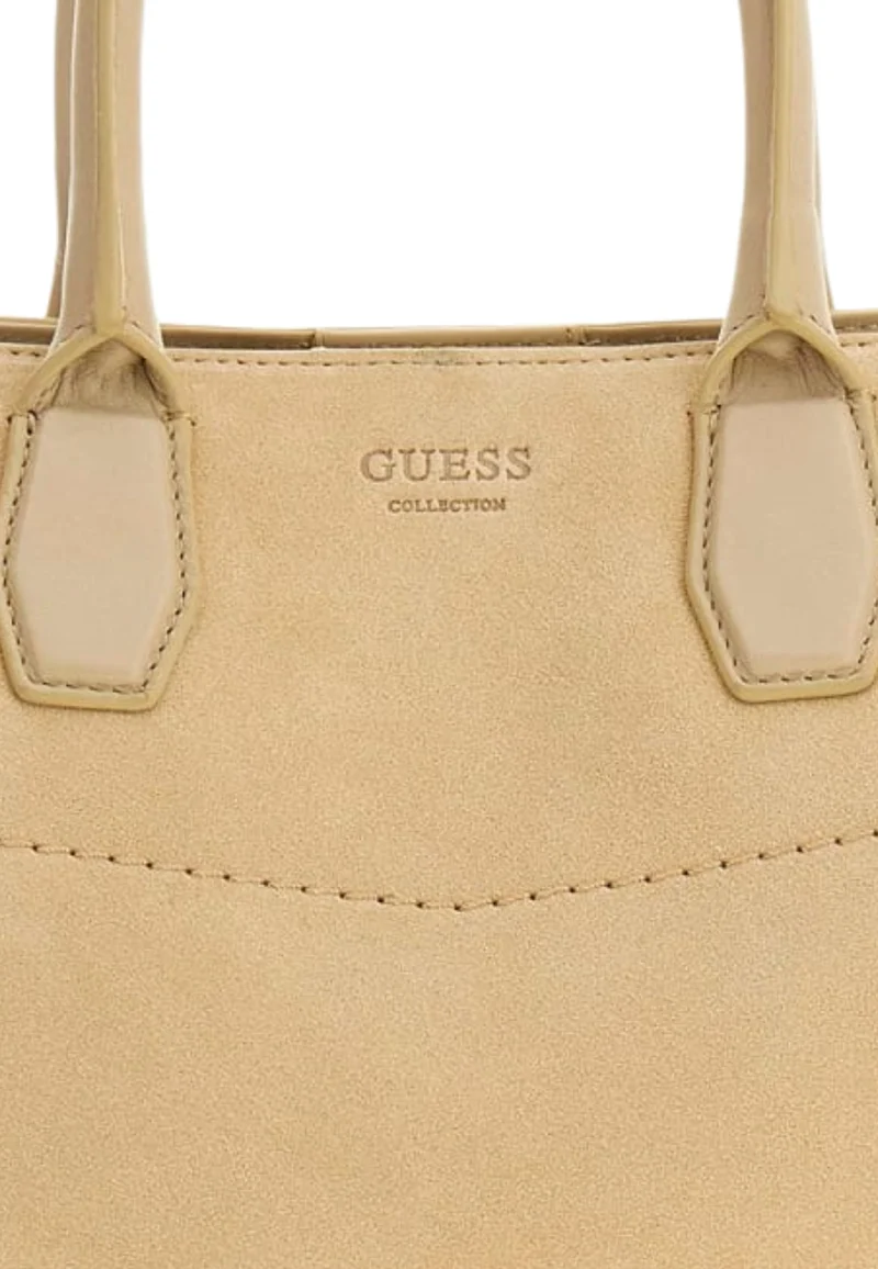 Guess Sac Bandoulière Yulia Small Satchel Sand