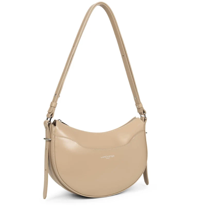 Lancaster Sac demi lune Zippé Suave Ace Nude