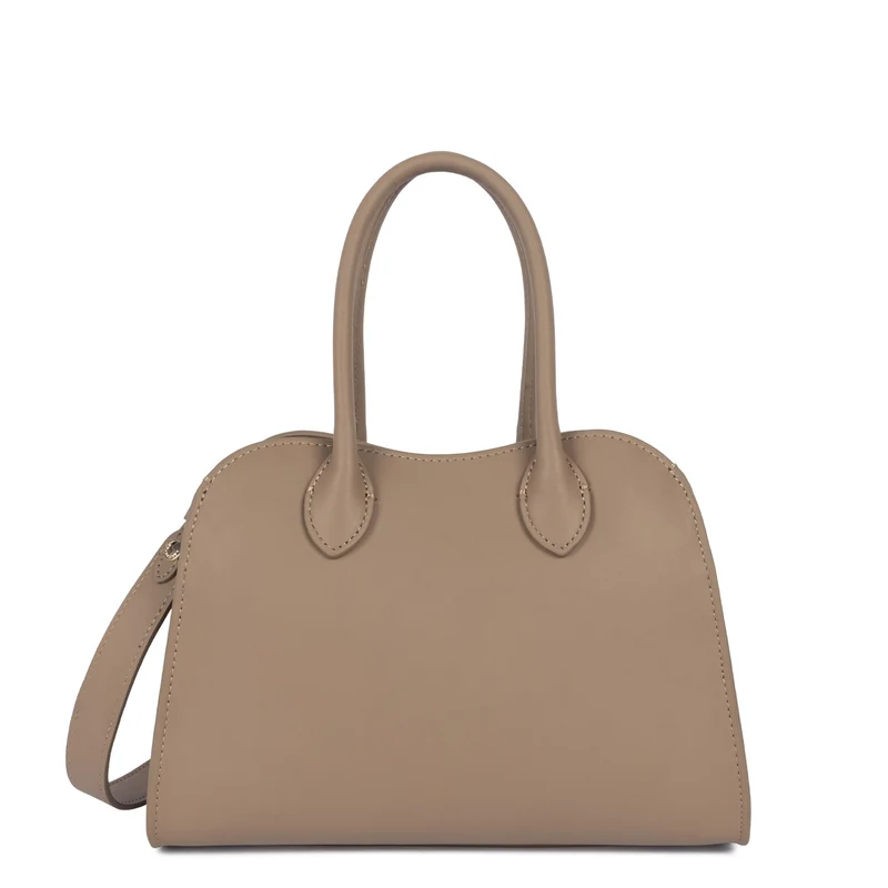 Lancaster Sac à main A rabat aimanté S Donna Hopper Praline