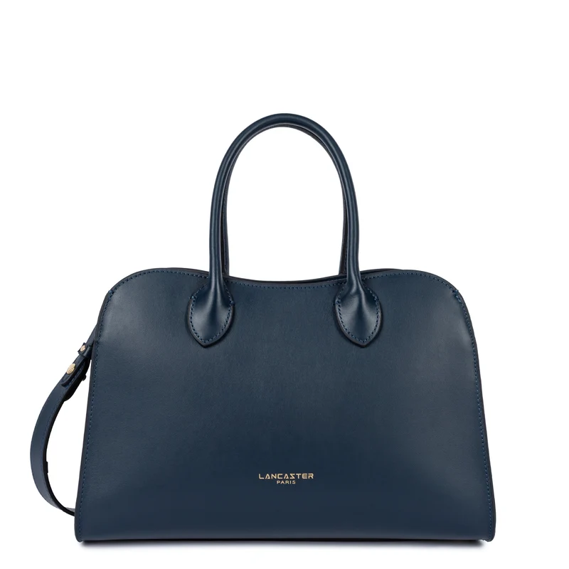 Lancaster Sac à main Zippé M Donna Hopper Bleu Foncé