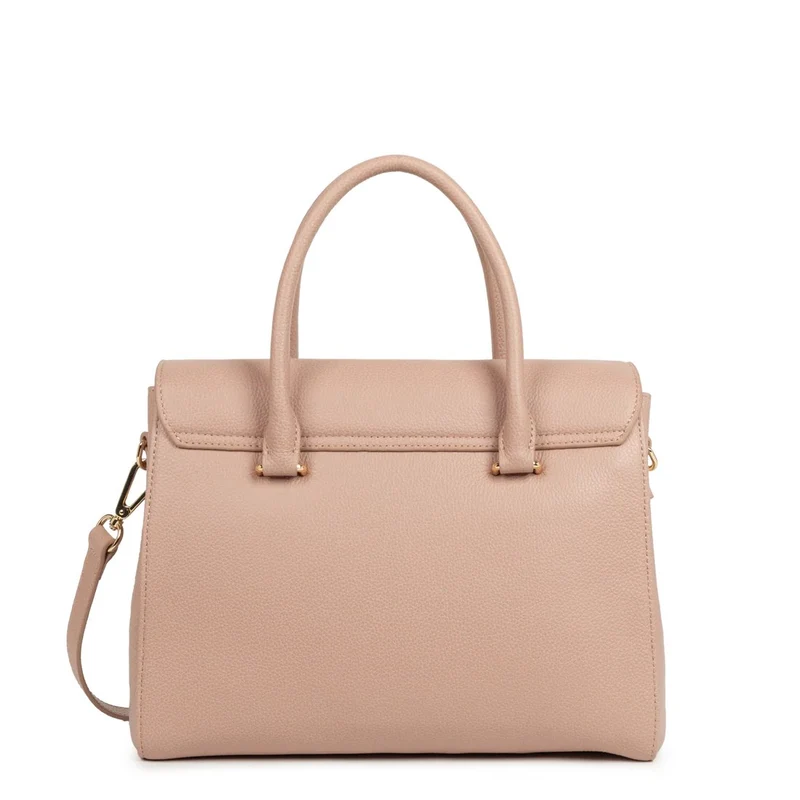 Lancaster Sac à main A rabat avec fermoir M Milano Cosmos Nude