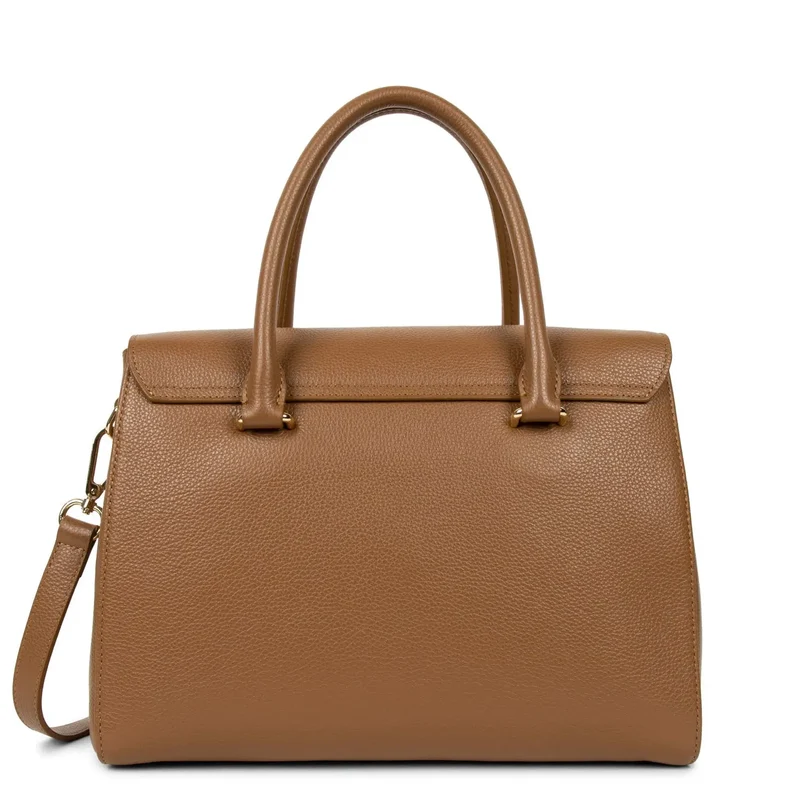 Lancaster Sac à Rabat Foulonné Milano L Camel